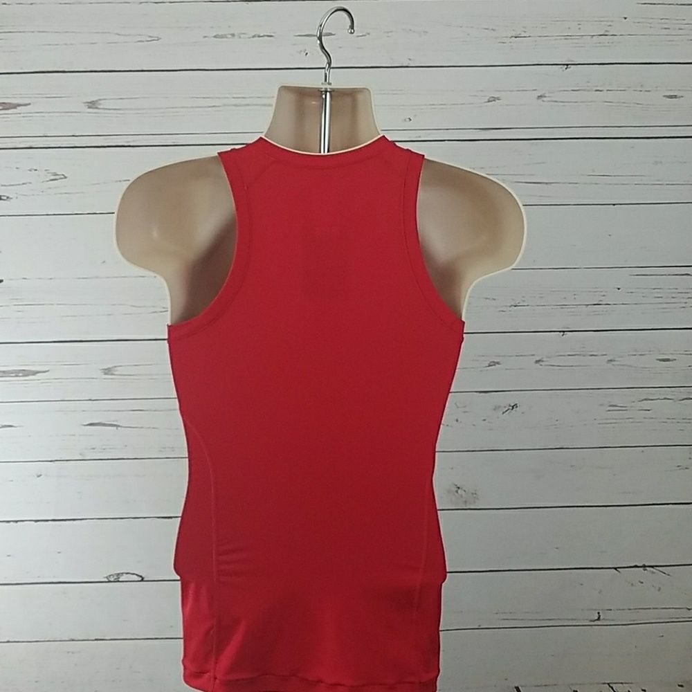 Nike Womens Pro Compression Shirt Red Small Nwt - Picture 2 of 8